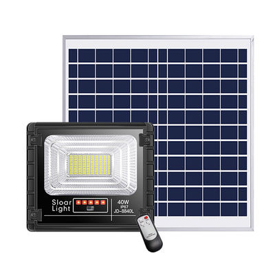 25w 150w 300 Watt ضوء الفيضانات الشمسية 80lm / w 3.7V في الهواء الطلق تعمل بالطاقة الشمسية أضواء الأمن