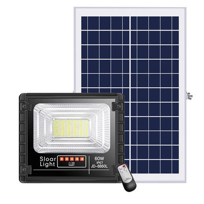 25w 150w 300 Watt ضوء الفيضانات الشمسية 80lm / w 3.7V في الهواء الطلق تعمل بالطاقة الشمسية أضواء الأمن