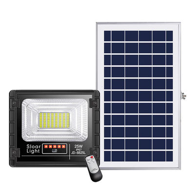 25w 150w 300 Watt ضوء الفيضانات الشمسية 80lm / w 3.7V في الهواء الطلق تعمل بالطاقة الشمسية أضواء الأمن
