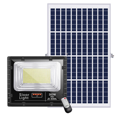 25w 150w 300 Watt ضوء الفيضانات الشمسية 80lm / w 3.7V في الهواء الطلق تعمل بالطاقة الشمسية أضواء الأمن