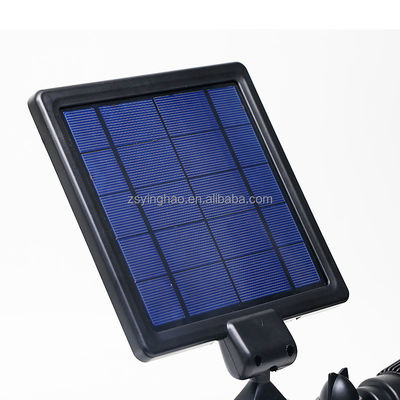 12 LEDs 20-600Lumen Solar Motion Sensor Spotlight مصباح شمسي مزدوج الرأس
