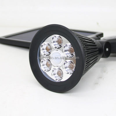 12 LEDs 20-600Lumen Solar Motion Sensor Spotlight مصباح شمسي مزدوج الرأس