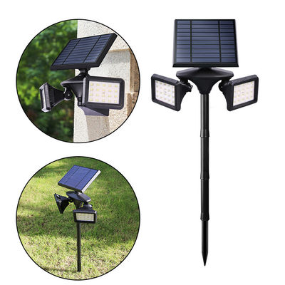 ماء Ip65 600LM 40 LED للطاقة الشمسية حديقة ضوء PIR تعمل بالطاقة الشمسية أضواء الحديقة