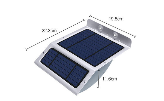 6000-7000K 20pcs LED Solar Sensor Wall Light للإضاءة الإعلانية