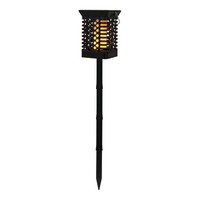 أبيض دافئ IP65 75 LED للطاقة الشمسية حديقة ضوء 100lm / w شعلة مصباح اللهب الشمسي الخفقان