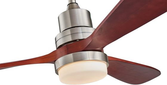 EMC Home Hotel 220v 1320MM مروحة سقف خشبية خفيفة بثلاث سرعات حسب الطلب
