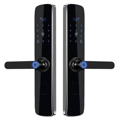 قفل باب ببصمة الإصبع الرقمية عالي الأمان من روش قفل باب متعدد الوظائف من Tuya Wifi