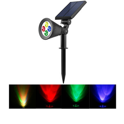 5000K RGB تغيير لون أضواء المناظر الطبيعية الشمسية IP44 200 أضواء مسار الطاقة الشمسية التجويف