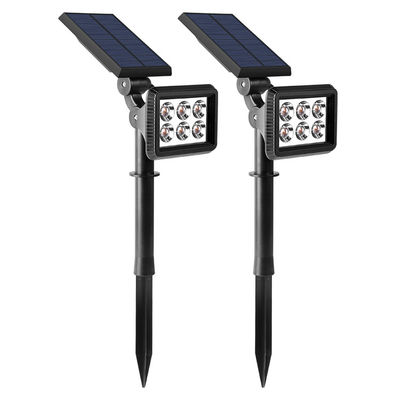 IP65 3.7V 2200MAH LED الشمسية ضوء المناظر الطبيعية 300 التجويف أضواء المسار الشمسي