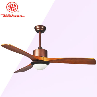 Dc Motor 3 شفرات Ploywood مروحة سقف Led حديثة قابلة للتعتيم