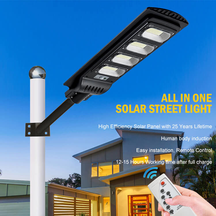 50-300Watt 4.5V استشعار الحركة للطاقة الشمسية شارع الخفيفة / الشمسية حديقة ضوء الشارع