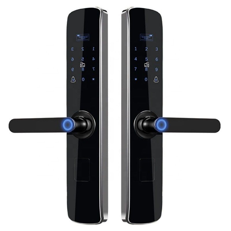 قفل باب ببصمة الإصبع الرقمية عالي الأمان من روش قفل باب متعدد الوظائف من Tuya Wifi