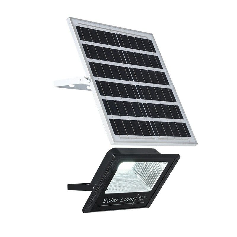 سوبر برايت 1560LM 100W LED كشاف يعمل بالطاقة الشمسية 6500K لحديقة طريق الصالة الرياضية