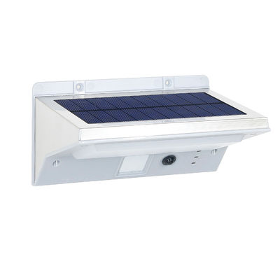 IP65 6000-6500K في الهواء الطلق LED للطاقة الشمسية الاستشعار الجدار الخفيفة 3.7V مع قاعدة الألومنيوم
